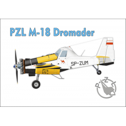 Magnes samolot PZL M-18 Dromader